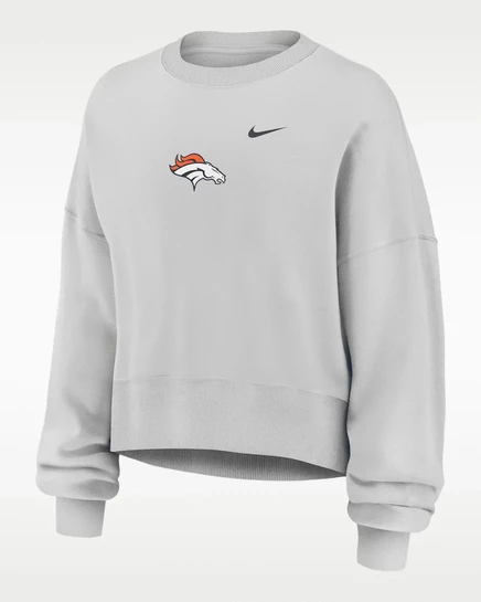 Женский свитшот Nike Phoenix Denver Broncos, серый