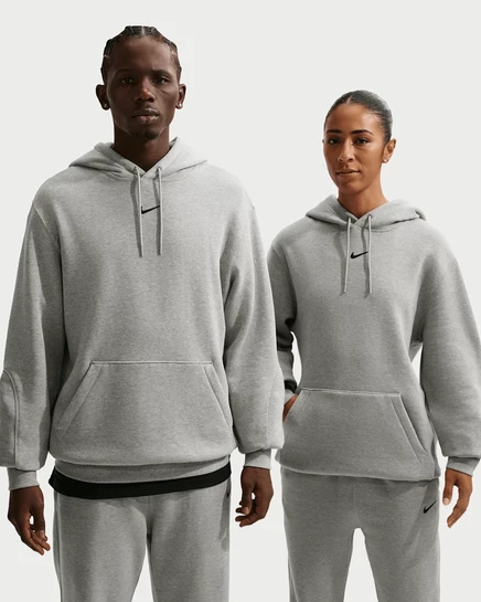 Мужская худи Nike NOCTA Fleece CS Hoodie 2, темно-серый/серебристый/черный