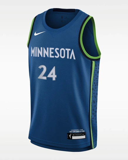 Детская джерси Nike Napheesa Collier Minnesota Lynx, синяя