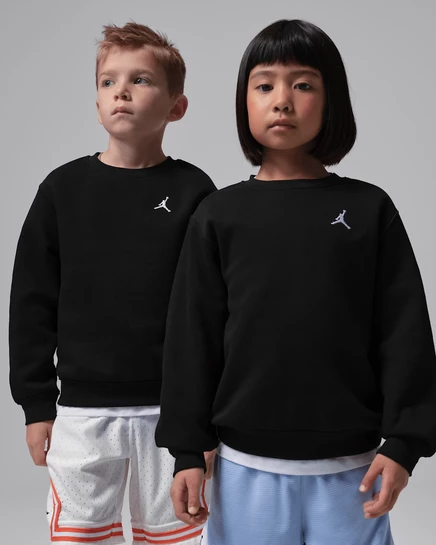 Мальчиковый свитшот Jordan Brooklyn Fleece, черный