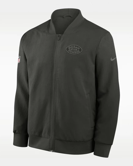 Мужской бомбер Nike Rivalries New York Jets, зеленый