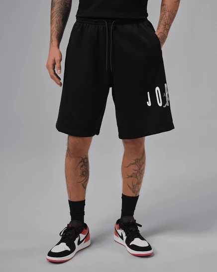 Мужские шорты Jordan Brooklyn Fleece, черные/серые