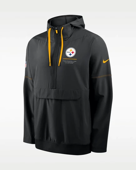 Мужской анорак Nike Steelers Sideline, черный