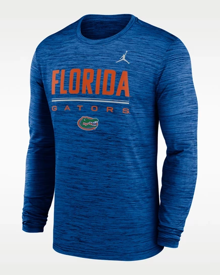 Мужская футболка Jordan Velocity Dri-FIT, ярко‑синяя