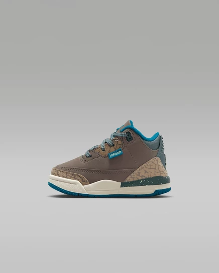 Детские кроссовки Jordan 3 Retro для малышей, многоцветные