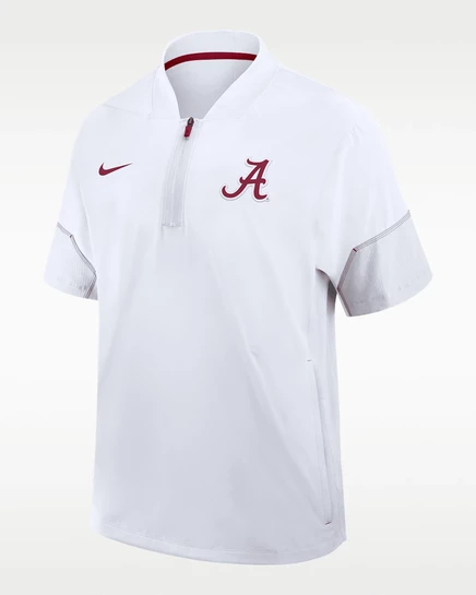 Мужская куртка Nike Alabama Sideline Coach, бело-красная