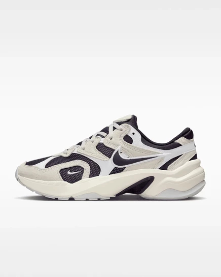 Женские кроссовки Nike AL8, темно‑фиолетовые/белые/молочные/серебристые
