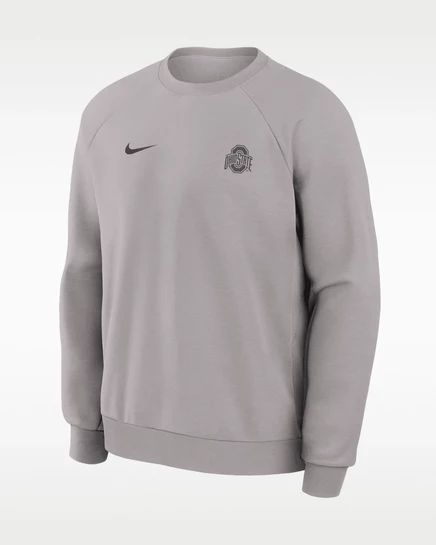 Мужской свитшот Nike Ohio State Dri-FIT, серый