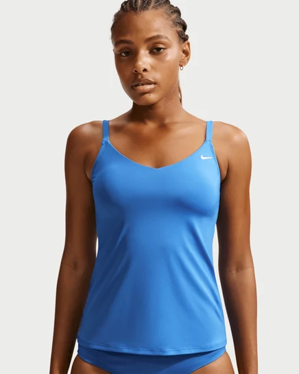 Женский танкини Nike Effortless Essential, голубой