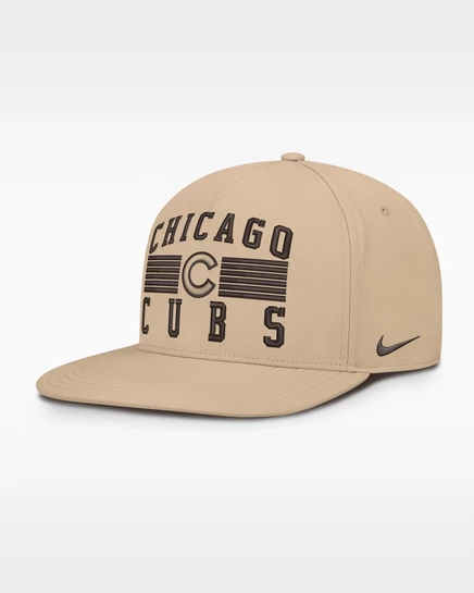Мужская бейсболка Nike Chicago Cubs Pro AeroBill, хаки