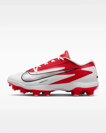 Унисекс бутсы Nike Diamond Standout, бело-красно-серебристые