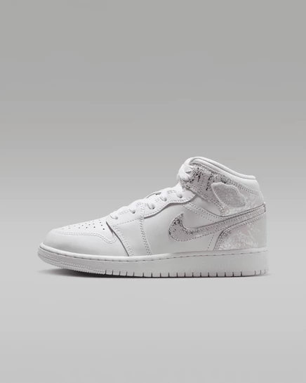 Кроссовки для детей Jordan Air Jordan 1 Mid SE, белые
