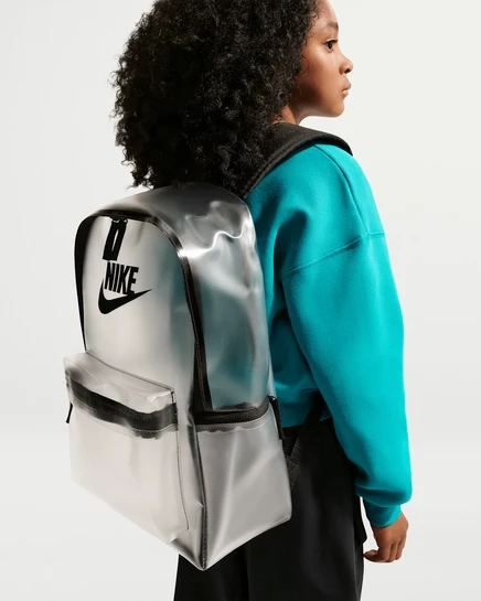 Рюкзак Nike Heritage Crystal 25 л, прозрачный/черный