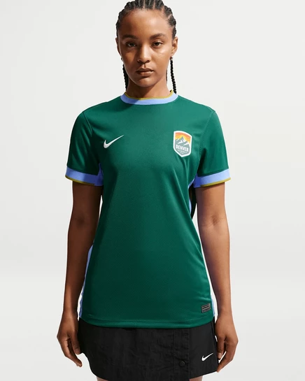 Женский джерси Nike Denver FC Stadium, зеленая