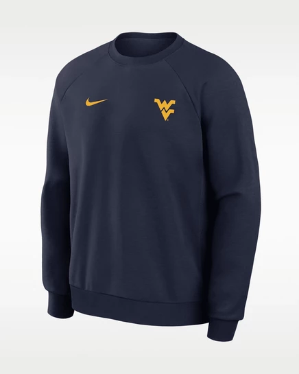 Мужской свитшот Nike West Virginia Dri-FIT, темно-синий