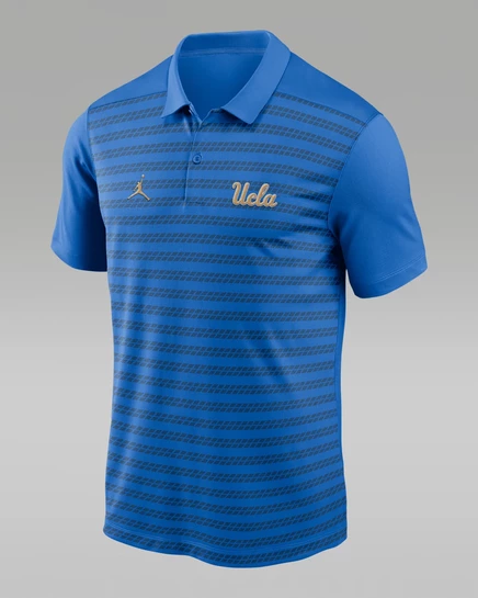 Мужское поло Jordan UCLA Sideline Dri-FIT, синее