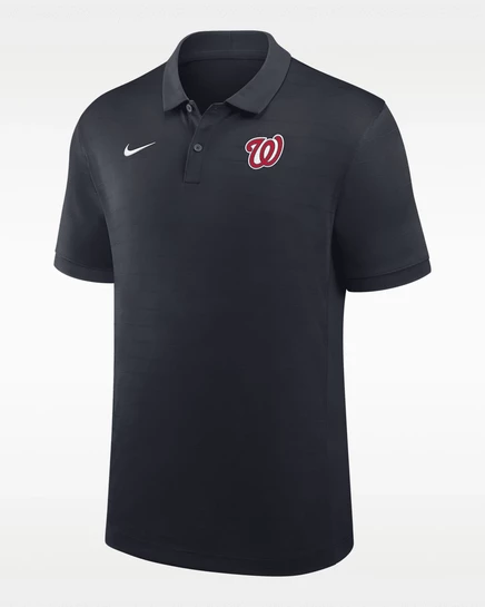 Мужское поло Nike Dri-FIT Washington Nationals, темно-синее