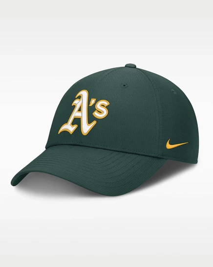 Мужская кепка Nike Athletics Club Dri-FIT MLB регулируемая, зеленая