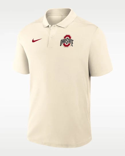 Мужское поло Nike Victory Primary Logo Dri-FIT, бежевое