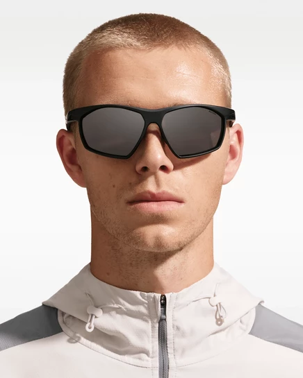 Унисекс солнцезащитные очки Nike Windtrack Heat, черно-серые