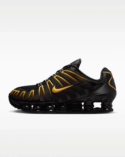 Мужские кроссовки Nike Shox TL SE, черные/золотистые