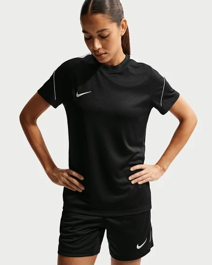 Женская футболка Nike Strike Dri-FIT, черно-белая