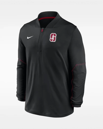 Мужской топ Nike Stanford Sideline, черно-красный
