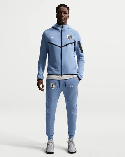 Мужские джоггеры Nike England Tech Fleece, синий/белый