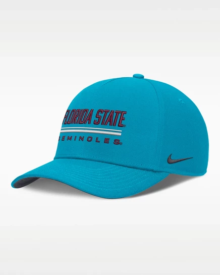 Мужская кепка Nike Florida State Sideline, бирюзовая