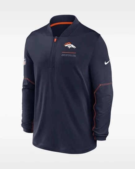 Мужская олимпийка Nike Denver Broncos, темно-синяя