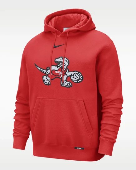 Мужская худи Nike Toronto Raptors City Edition, красная