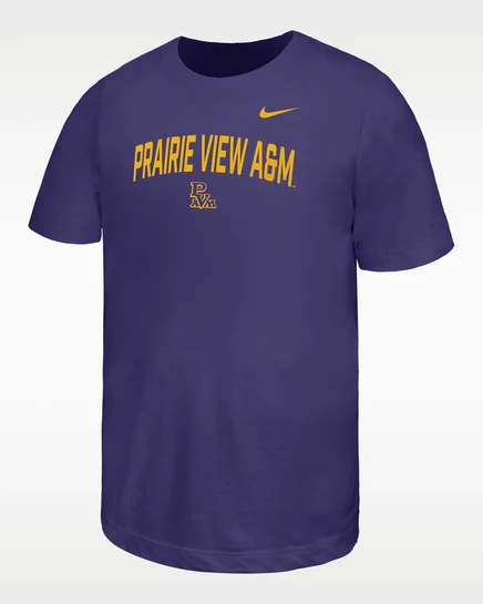 Детская футболка Nike Prairie View A&M, сиреневая