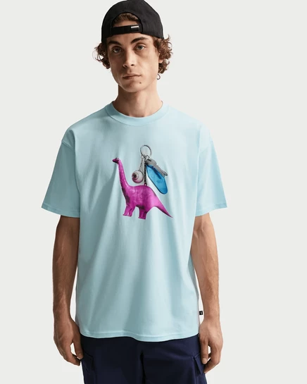 Унисекс футболка Nike SB Skate, ледяно-голубая