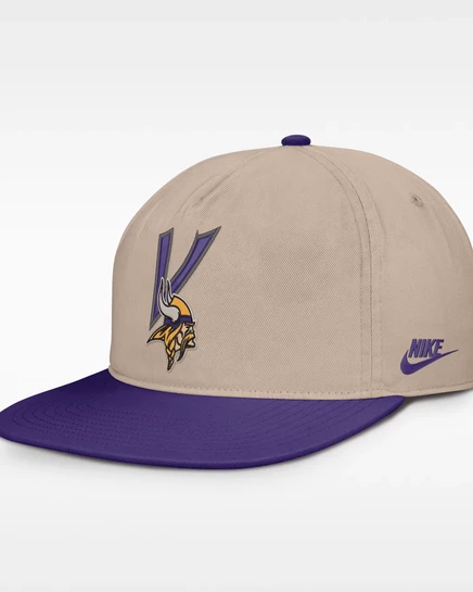 Мужская кепка Nike Minnesota Vikings Rewind Pro, бежевая