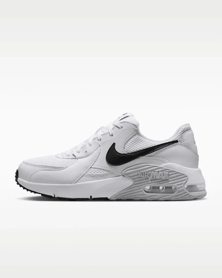 Женские кроссовки Nike Air Max Excee Premium, бело-платиновые с черными деталями