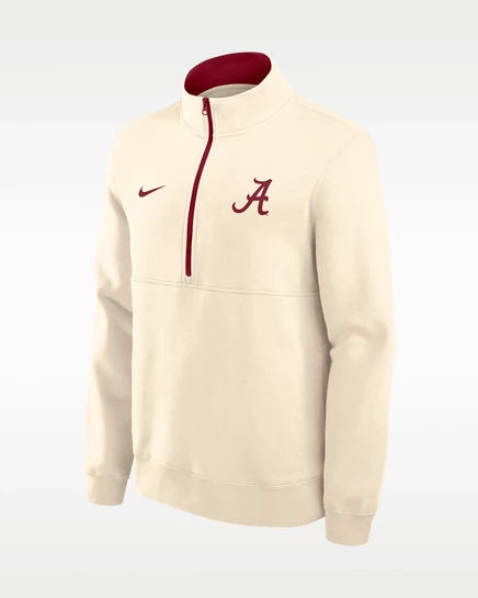 Мужской свитшот Nike Alabama Primetime, бежево-малиновый