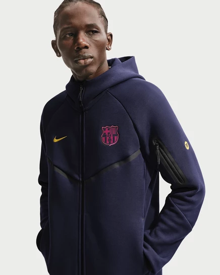 Мужское худи Nike FC Barcelona, сине-желтое