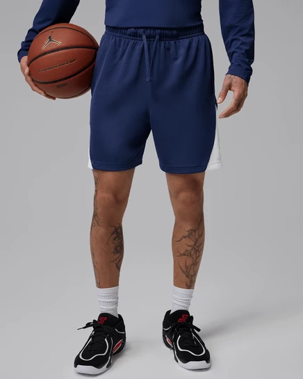 Мужские шорты Jordan Sport Dri-FIT, баскетбольные, темно-синие/белые