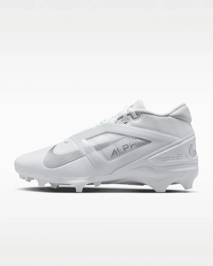 Мужские футбольные бутсы Nike Alpha Menace 4 Pro, белые/серебристые
