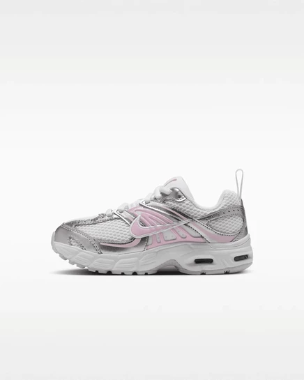 Детские кроссовки Nike Air Max Moto 2K, белые с серебристым и розовым