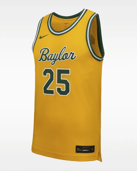 Мужская баскетбольная майка Nike Baylor College, золотая