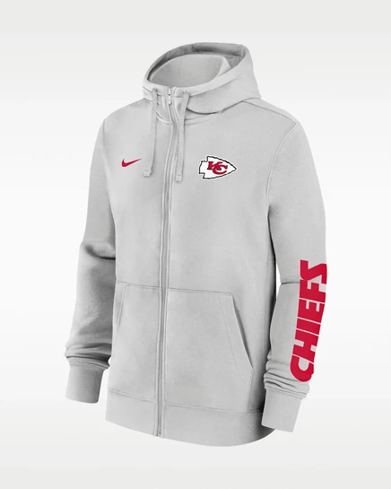 Мужское худи Nike Kansas City Chiefs Club, серое