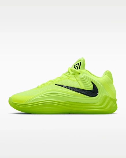 Унисекс баскетбольные кроссовки Nike Giannis Freak 7 Fade, вольт/черные