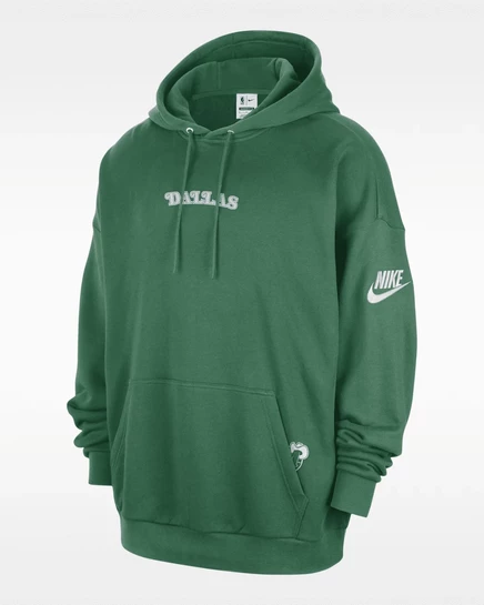 Мужское худи Nike Mavericks Hardwood Classics, зеленое