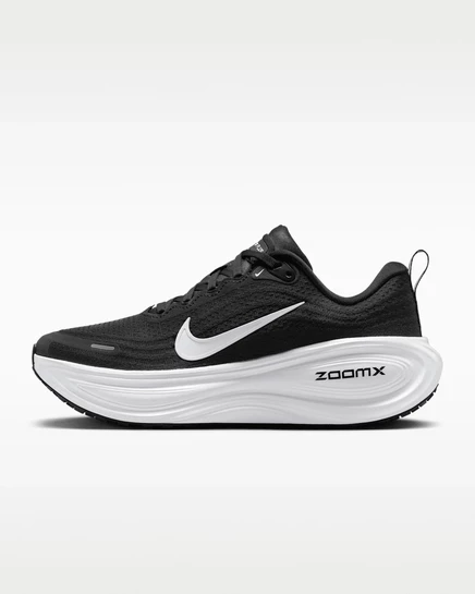Женские беговые кроссовки Nike Vomero Plus, черно-серо-белые