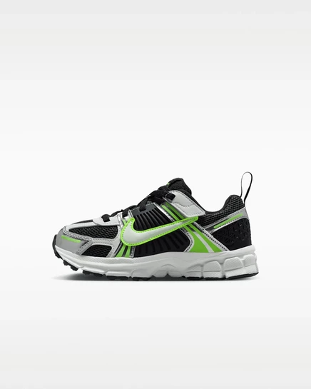 Детские кроссовки Nike Vomero 5, черный/салатовый