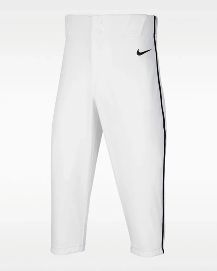 Детские бейсбольные брюки Nike Vapor Select 2, бело-черные