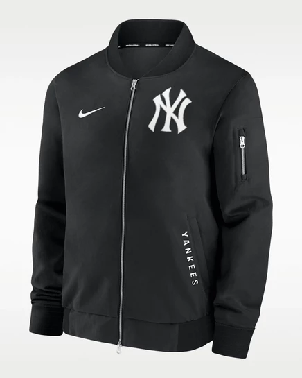 Мужской бомбер Nike Authentic Collection Dugout на молнии, черный