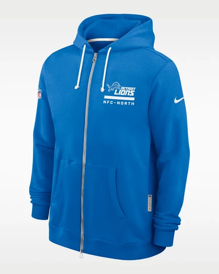 Мужская худи Nike Detroit Lions Utility Dri-FIT, синяя