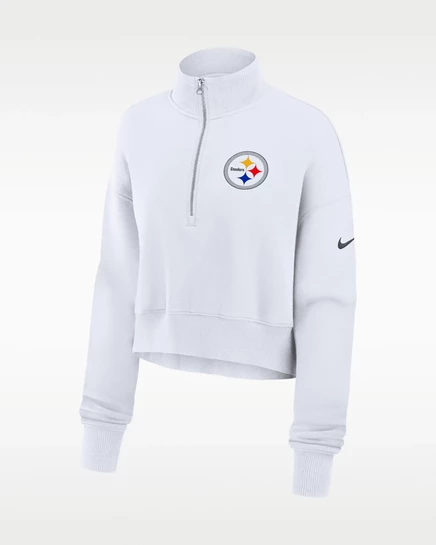 Женский свитшот Nike Pittsburgh Steelers, белый